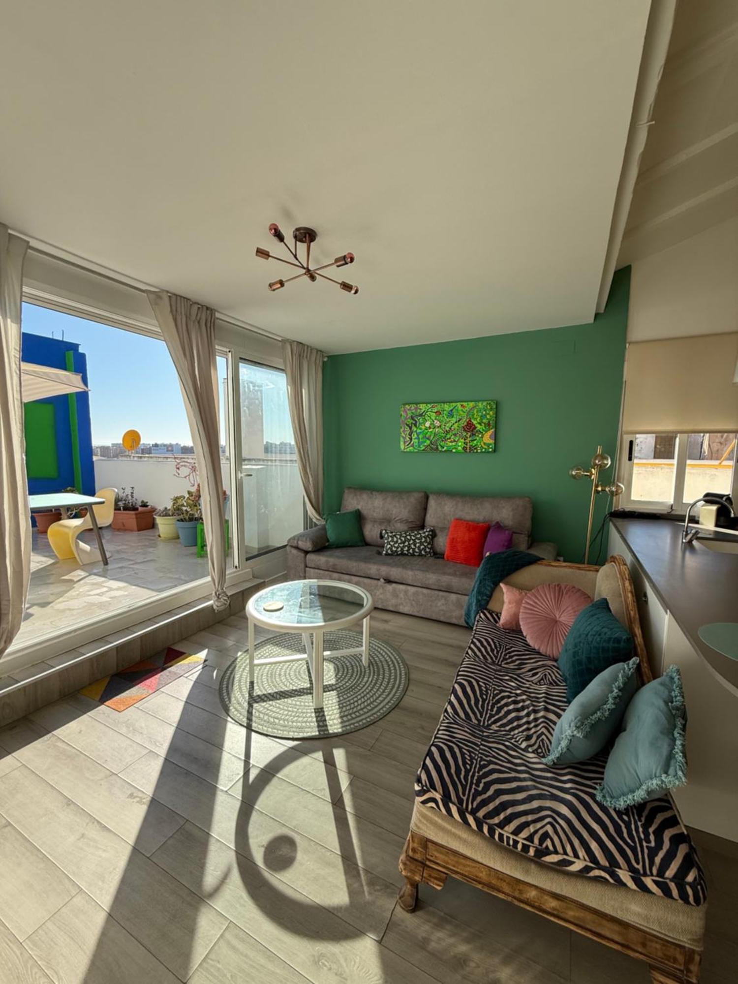 Ferienwohnung Petite Penthouse With The Sunniest Terrace In Valencia Exterior foto